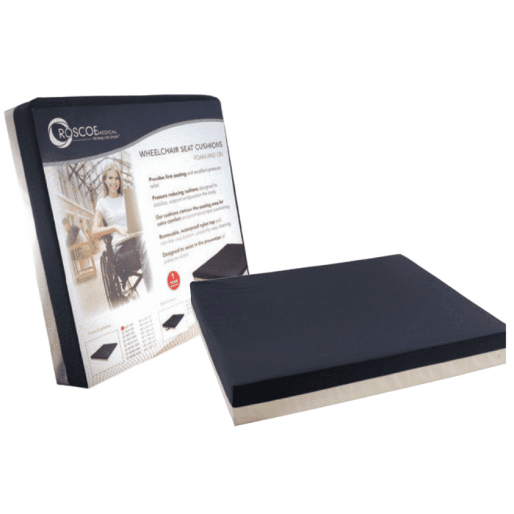 Foam Wheelchair Cushion with Nylon Cover GTM Medical Marketing, LLC