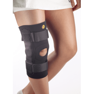 Neoprene Patella Stabilizer With Buttress And Hinge